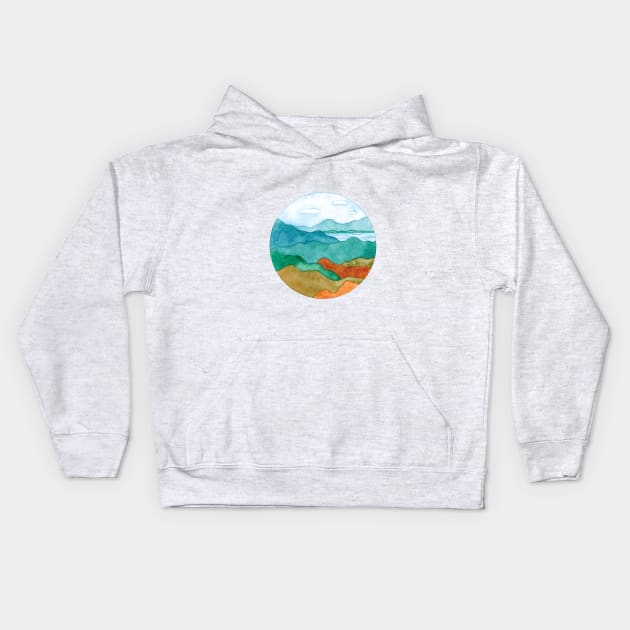 The Great Outdoors Kids Hoodie by Sasha Prood Studio